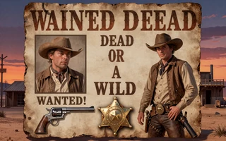 Wanted Dead or a Wild - Yep Casino Spielkarte