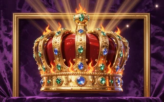 Blazing Crown Deluxe - Yep Casino Spielkarte